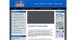 Desktop Screenshot of anishspares.com